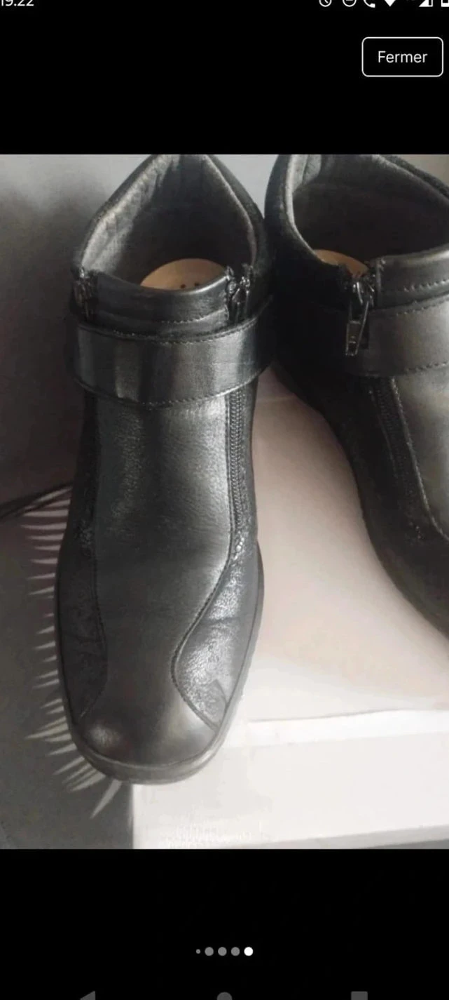 Sapatos pretos brilhantes Podowell P41 – photo 7